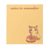 Bloc-note Notes à retenir, Chat, chaton, chatte (Devant)
