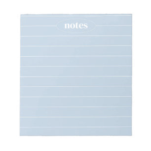 Bloc-note Notes Bleues Élégance et modernité