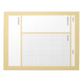 Bloc-note Notes Cornell (Graphique) (Devant)