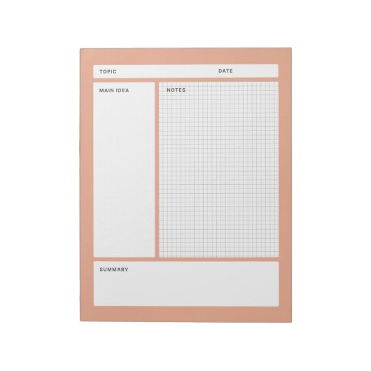 Bloc-note Notes Cornell (Graphique) (Tourné)