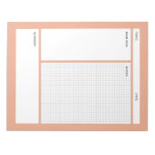 Bloc-note Notes Cornell (Graphique) (Devant)