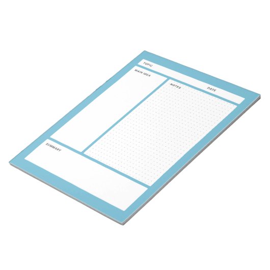 Bloc-note Notes Cornell (point) (Incliné)