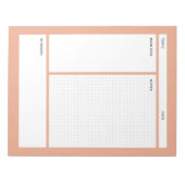 Bloc-note Notes Cornell (point) (Devant)