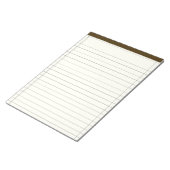 Bloc-note Notes couleur crème (Incliné)