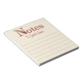 Bloc-note Notes d'aquarelle au Père Noël (Incliné)