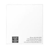 Bloc-note Notes de base de logo de bureau ou d'affaires (Devant)