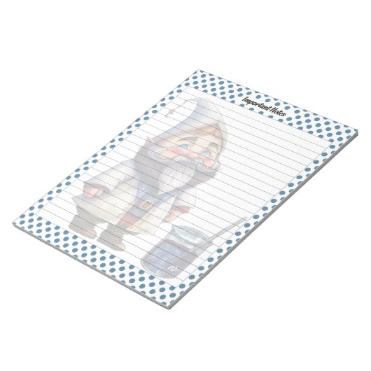 Bloc-note Notes de Gnome du médecin migre (Incliné)