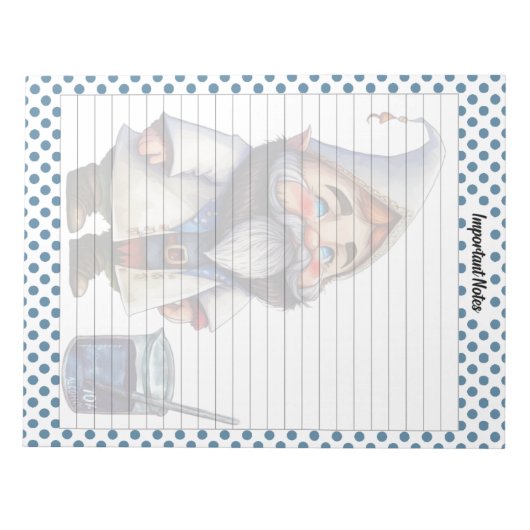 Bloc-note Notes de Gnome du médecin migre (Devant)