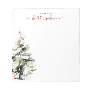 Bloc-note Notes de Hearthlight Hiver Kit Chaton Personnalisé