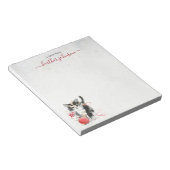 Bloc-note Notes de Hearthlight Hiver Kit Chaton Personnalisé (Incliné)