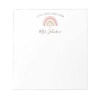 Notes de l'enseignant de musique Nom personnalisé 