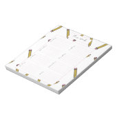 Bloc-note Notes de l'enseignant, Notes de crayon, Notes de l (Tourné)