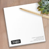 Bloc-note Notes de logo Office ou Business de base