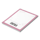 Bloc-note Notes de Mitzvah personnalisées (Tourné)