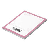 Bloc-note Notes de Mitzvah personnalisées (Tourné)