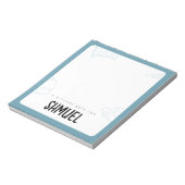 Bloc-note Notes de Mitzvah personnalisées sur mesure (Tourné)