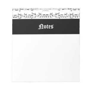 Bloc-note Notes de musique