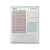 Bloc-note Notes de planification du planificateur quotidien (Tourné)