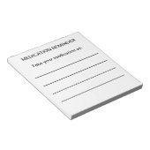 Bloc-note Notes de rappel de médicaments (Incliné)