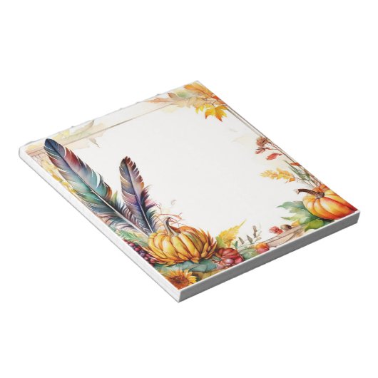 Bloc-note Notes de récolte d'automne (Incliné)