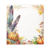 Bloc-note Notes de récolte d'automne (Devant)