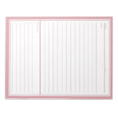 Bloc-note Notes de réunion Blush (Devant)