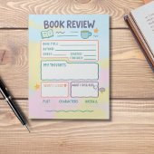 Bloc-note Notes de révision du livre Journal de lecture Livr