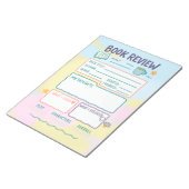 Bloc-note Notes de révision du livre Journal de lecture Livr (Incliné)