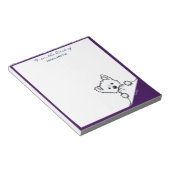 Bloc-note Notes de Terrier Westie KiniArt (Incliné)