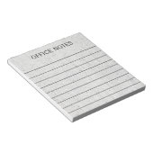 Bloc-note Notes du bureau d'affaires organisé (Incliné)
