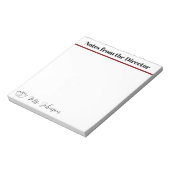 Bloc-note Notes du directeur (Tourné)