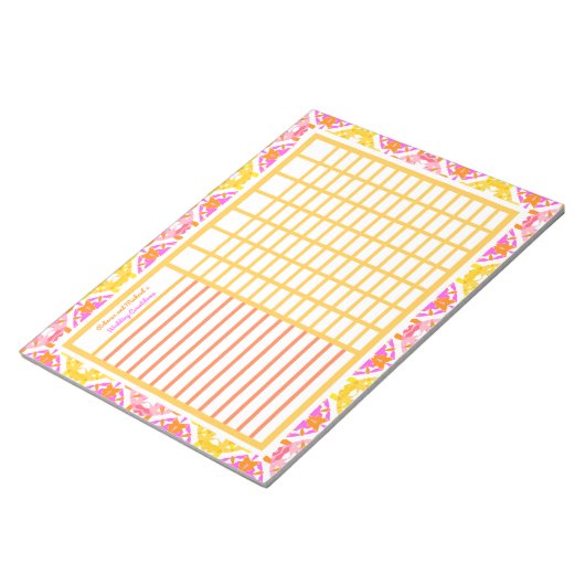 Bloc-note Notes du gestionnaire de suivi du Fiançailles mari (Incliné)