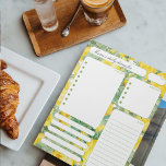 Bloc-note Notes du planificateur quotidien Rose vintage et l<br><div class="desc">Vintage Retro Yellow Roses Notes du planificateur quotidien et Liste de choses à faire. Restez organisé avec style avec notre planificateur et nos listes de choses à faire avec des motifs floraux vintages à la mode. Suivez les tâches tout en ajoutant une touche de fantaisie à votre routine quotidienne</div>