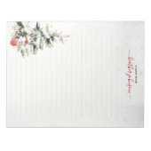 Bloc-note Notes Hearthlight Hiver Kit Chaton Personnalisé (Devant)