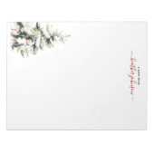 Bloc-note Notes Hearthlight Hiver Papier Personnalisé pour C (Devant)