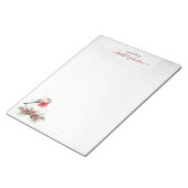 Bloc-note Notes Hearthlight Robin d'hiver Personnalisé (Incliné)