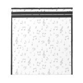 Bloc-note Notes musicales (Devant)