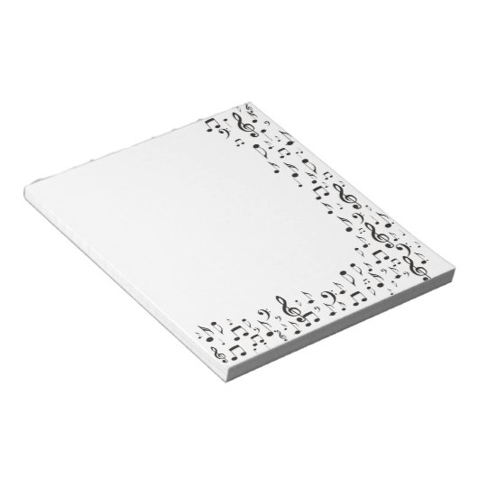 Bloc-note Notes musicales (Incliné)