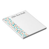 Bloc-note Notes musicales personnalisées Clefs Musicien Cade (Incliné)