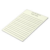 Bloc-note Notes personnalisées du bureau de (Incliné)