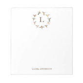 Bloc-note Notes post-it Monogram Hummingbird (Devant)