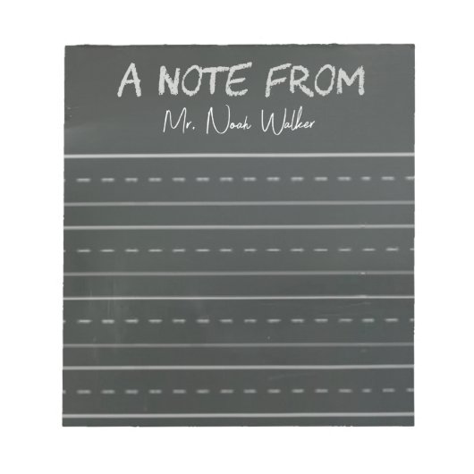 Bloc-note Notes post-it thématiques du tableau de bord (Devant)