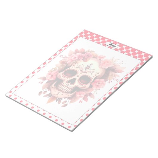 Bloc-note Notes sur le crâne de sucre (Incliné)