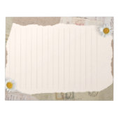 Bloc-note Notes Vintages Brown en beige (Devant)