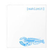 Bloc-note Notizkarten für Restaurants (Devant)