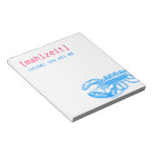 Bloc-note Notizkarten für Restaurants (Incliné)