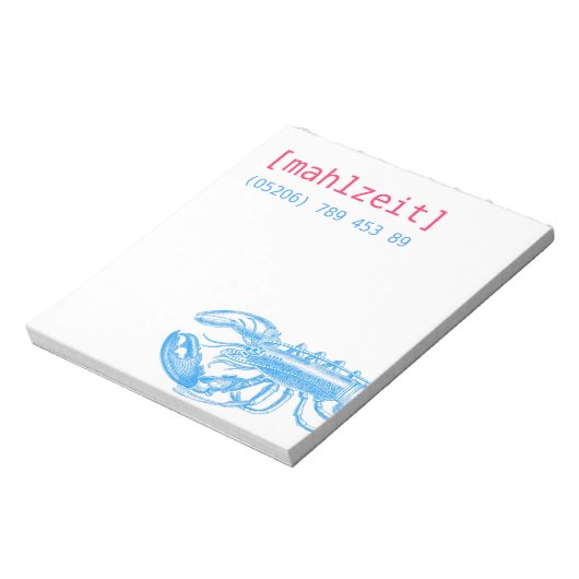 Bloc-note Notizkarten für Restaurants (Tourné)