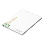 Bloc-note Notre-Dame de Fatima et roses blanches (Tourné)