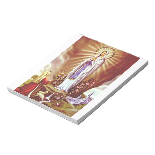 Bloc-note Notre Dame de Lourdes (Tourné)