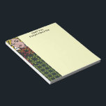 Bloc-note N'oubliez pas 1<br><div class="desc">Bloc-notes jaune pâle de 5, 5 po x 6 po avec l'image d'une image Pop Art de Roy Lichtenstein de 1965 d'une femme blonde qui avait l'air inquiète (larmes ajoutées). Elle plaide : "Ne m’oubliez pas", Vintage côté décoratif vert et orange des années 80. (Les mélomanes des années 80 sauront...</div>